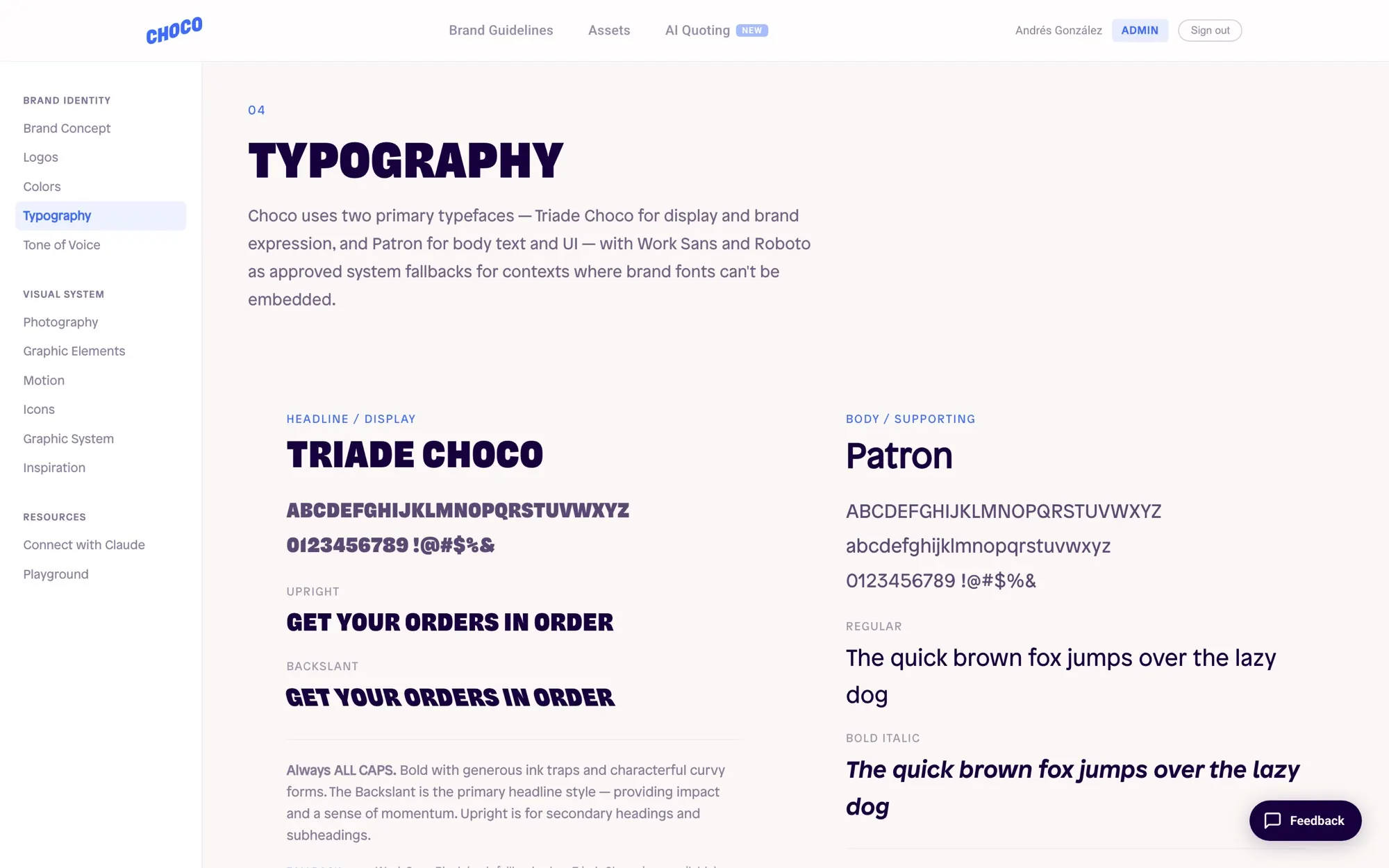 Typography and dynamic headline rules.